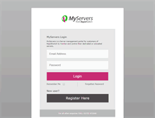 Tablet Screenshot of myservers.rapidswitch.com